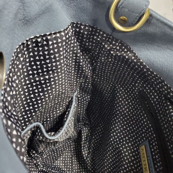 Antik Kraft Handbag Purse Blue Vegan Leather - Picture 11 of 16